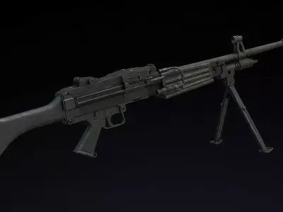 Daewoo K3 Low Poly  Low-poly 3D model