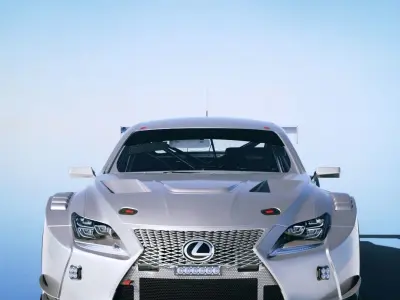 Lexus RC F GT3 2016 Low-poly 3D model