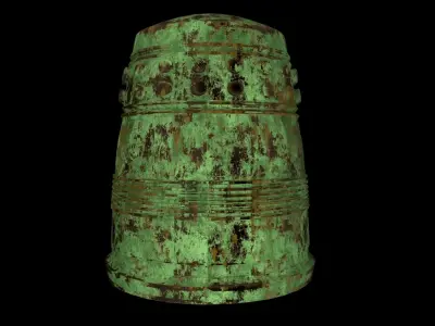 Japanese Chinese bell 3D model