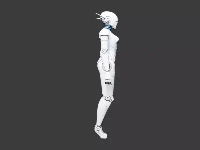  Future Security Model Low-poly 3D model