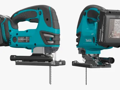 Makita DJV180Z Cordless Jig Saw 3D model