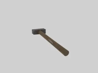 Hammer Free low-poly 3D model 3