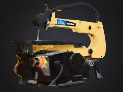 Scroll Saw Serenity HighQuality 3D Model PBR  Game Ready Low-poly 3D model