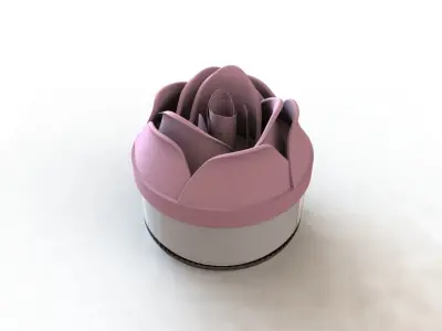 Packaging for cosmetics industry 3D model