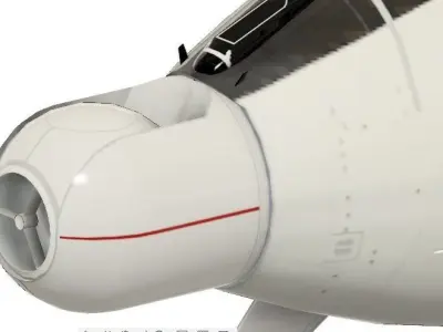 YAL-1 laser airplane 3D model