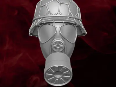 Gas Mask Collection V2 Donman Art 3D files for Action Figures 3D print model purchase