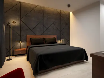 Hotel Room 3D model