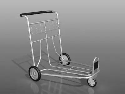 Trolley For Shopping And Carrying 3D model
