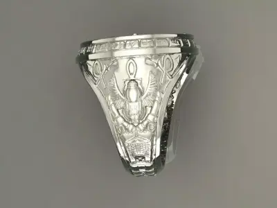 Timekeeper Ring jewelry 3D model - for Her 3D print model