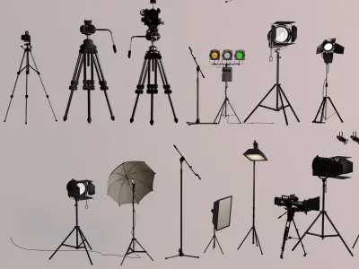 Lighting equipment Stage equipment 3D model