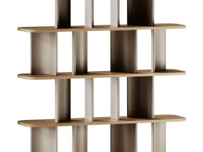 Morica Design Parentesi Bookcase Double sided 3D model