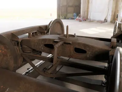Freight Bogie 3D model