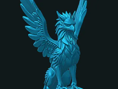 Griffin SF101  a beautifully crafted mythical creature 3D model Low-poly 3D model