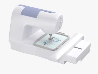 Brother PE800 Embroidery Machine 3D model