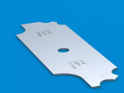 Weld gage Free 3D model