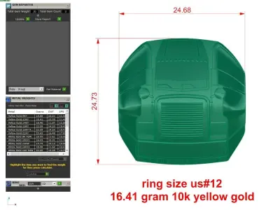 Ring 1095 3D print model