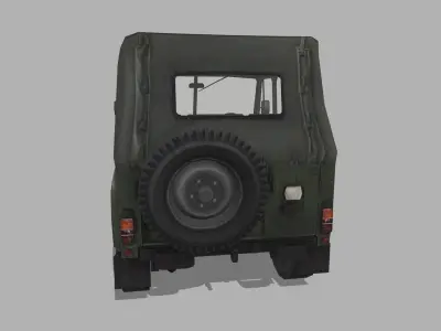 UAZ 3151 Low-poly 3D model