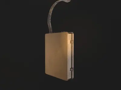Fuse Box Game Ready Low Poly 3D Model Low-poly 3D model