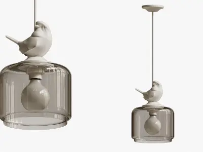 PROVENCE BIRD PENDANT 3D model