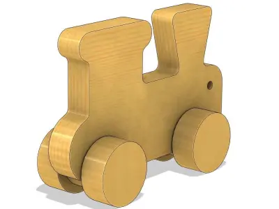 Train toy for 3D printing 3D print model