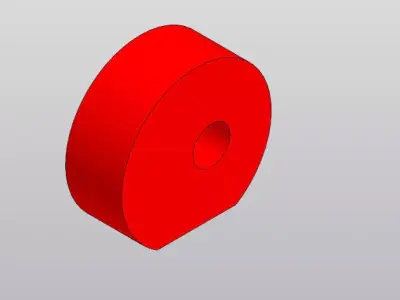 Eccentric Cam - Mechanical Drive Part 3D model