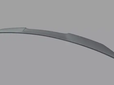 Car Spoiler 025 Low-poly 3D model