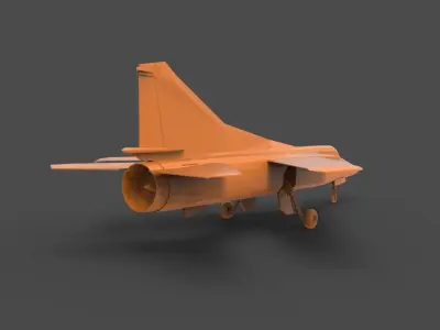 Mikoyan-Gurevich MiG-23 3D print model