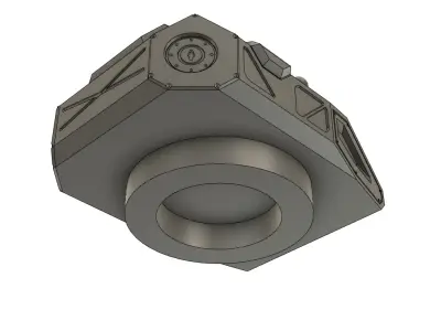 Large Turret V2 UPDATED 3D print model