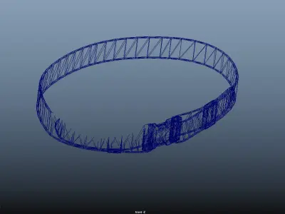 hand band Free 3D model