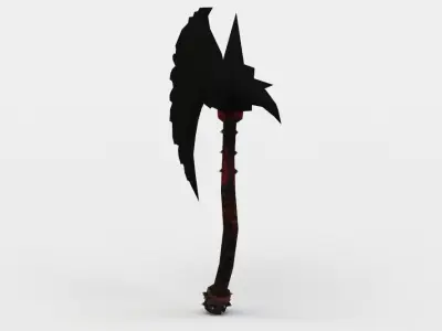 Axe Low-poly 3D model purchase