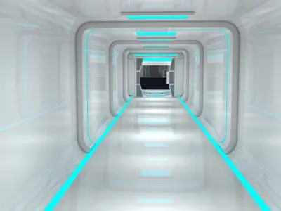  Sci Fi Room Low-poly 3D model purchase
