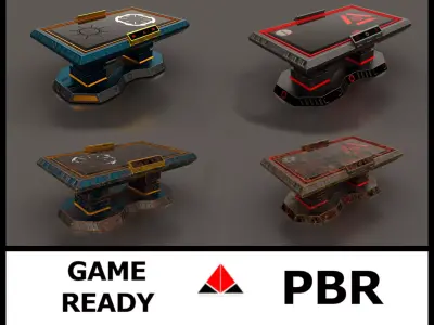 Scifi Table Texture Pack