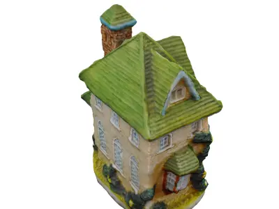 Scanned Clock House Decoration Free 3D model
