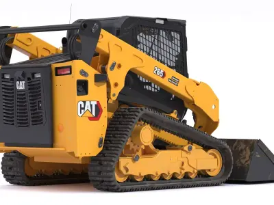 CAT Compact Track Loader 265 Dirty 3D model