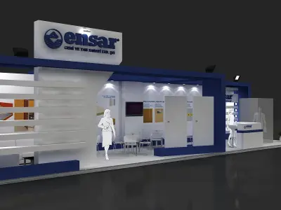 Exhibition Stand - ST0067 3D model