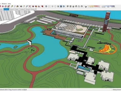 Sketchup Landscape Park 147 3D model