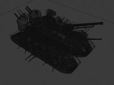 Super Heavy Tank 3D model