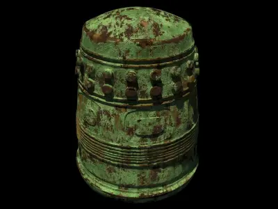 Japanese Chinese bell 3D model