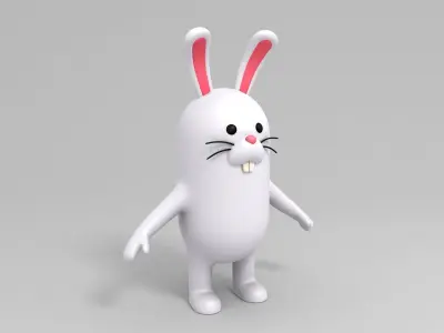 Rabbit Character  3D model