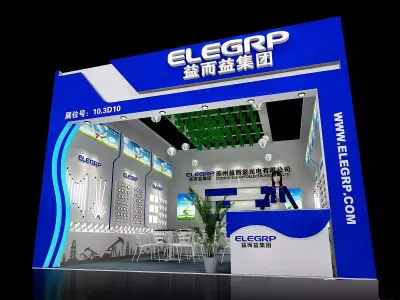 Exhibition - Area -6X6-3DMAX2009-3 3D model