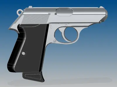 Walther PPK 3D model