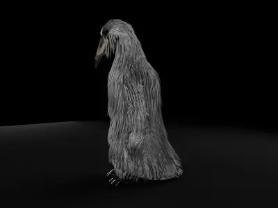 opium bird 3D model
