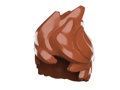 Custom3Dprint Minifigure Accessory - Minifigure Hair S2 - 071 3D print model