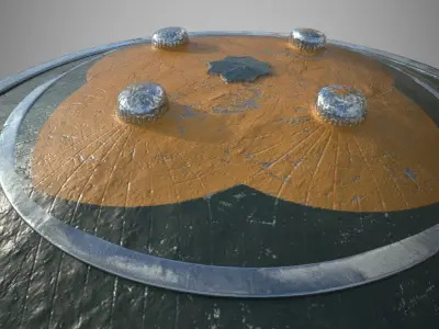 Mameluke Shield 3D model