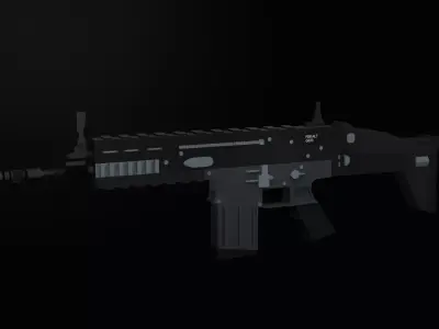 3D ASSAULT RIFLE MODEL 3D model