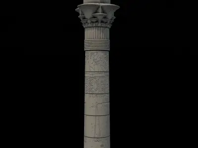 FloweringColumn1 3D model