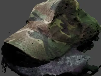 military cap 3D model