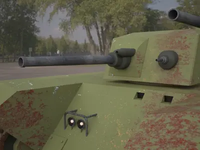 FCM F1 TANK 3d model 3D model