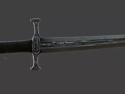 Viking Sword 3D Model v04 Low-poly 3D model