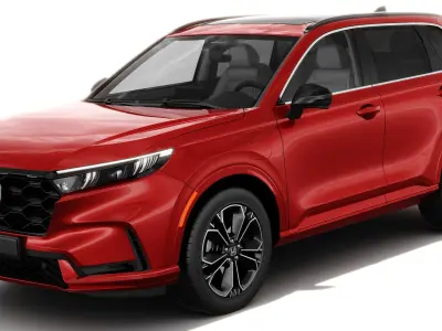 Honda CR-V 2023 with interior 3D model